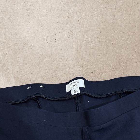 Crown & Ivy Blue Ankle Cropped Pants - Picture 3 of 4